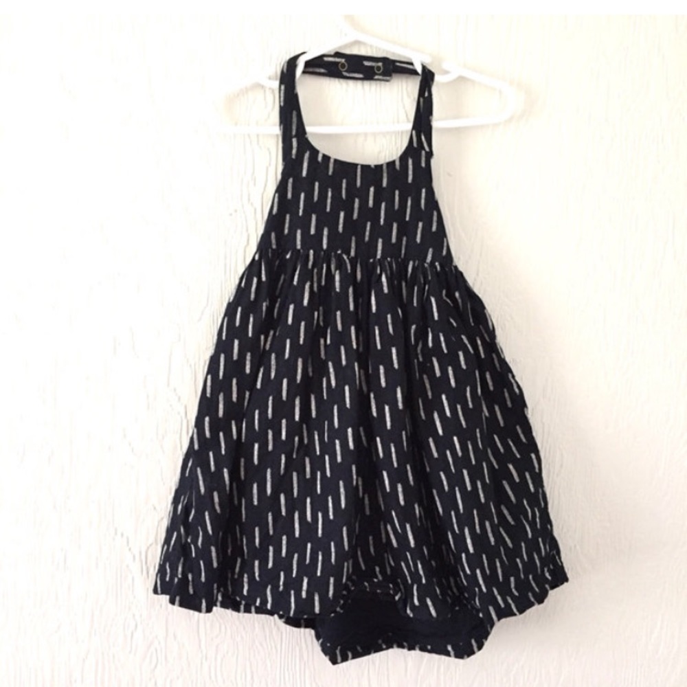 Classic B+W Halter Dress